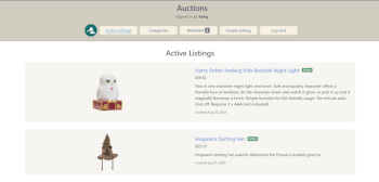 Django Auctions